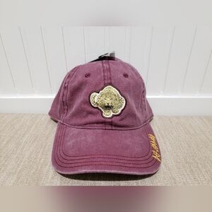 NWT! DEF LEPPARD Unisex 100% Cotton Adjustable Logo Embroidered Hat (OSFM) Mauve